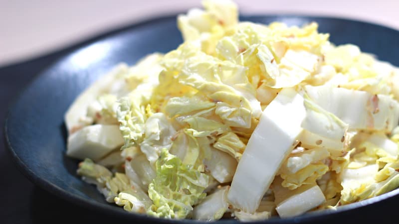 生でも美味しい！白菜のシャキシャキ和風サラダ